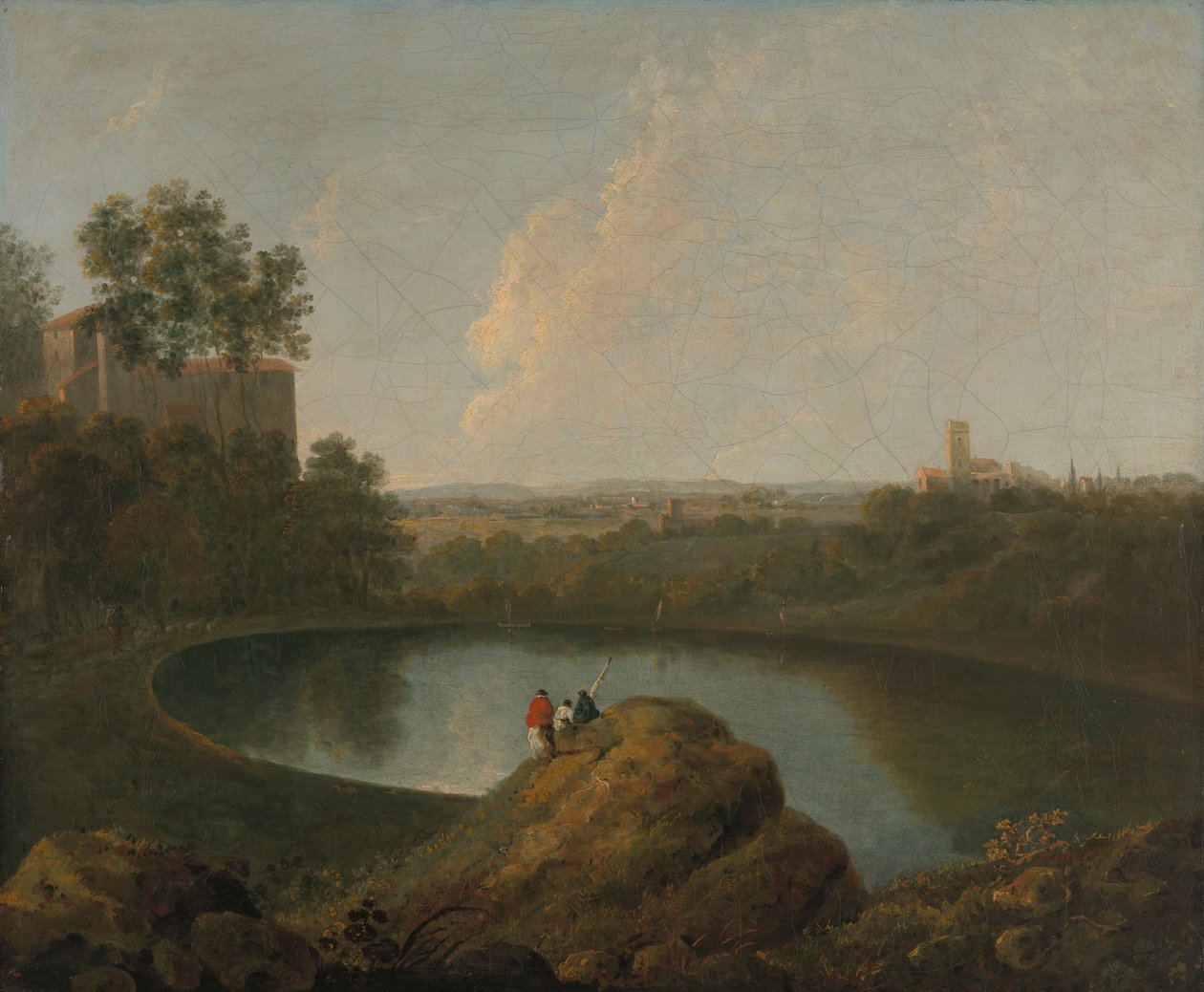 Der Kopf des Nemi-Sees von Imitator of Richard Wilson RA