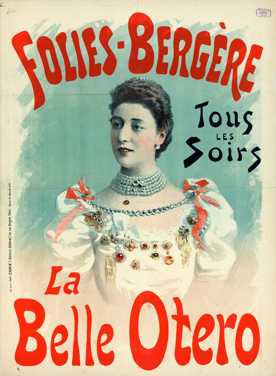 La Belle Otero 1894 von Imprimerie Chaix