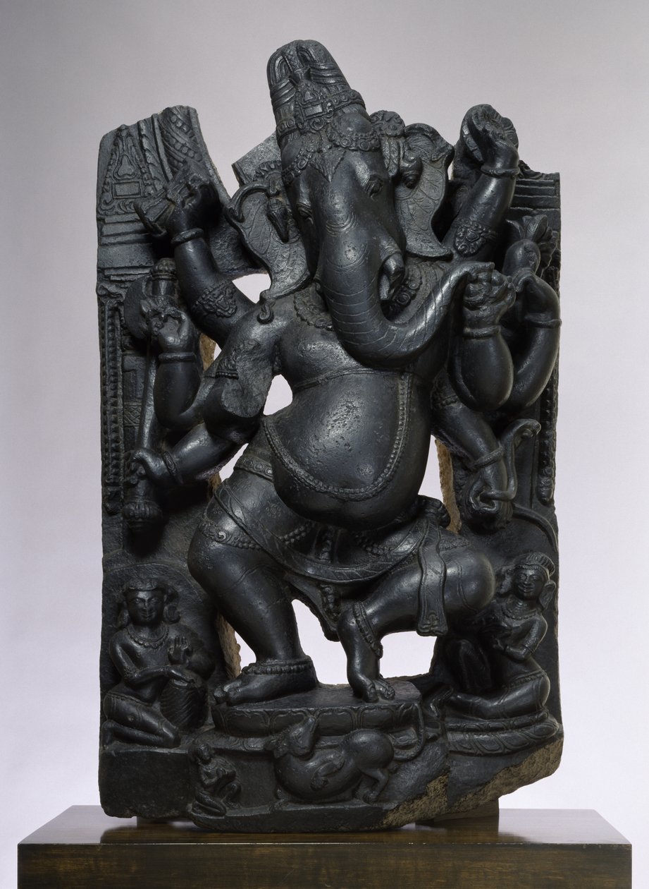 Ganesha (Moskowit-Biotit-Schiefer) von Indian School