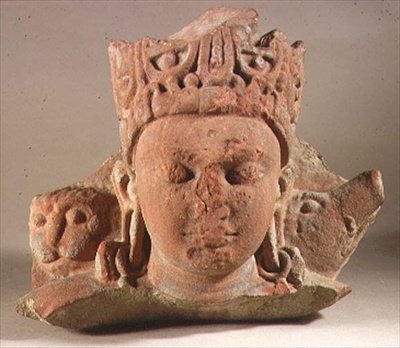 Kopf von Vaikuntha Vishnu, Mathura, Uttar Pradesh von Indian School
