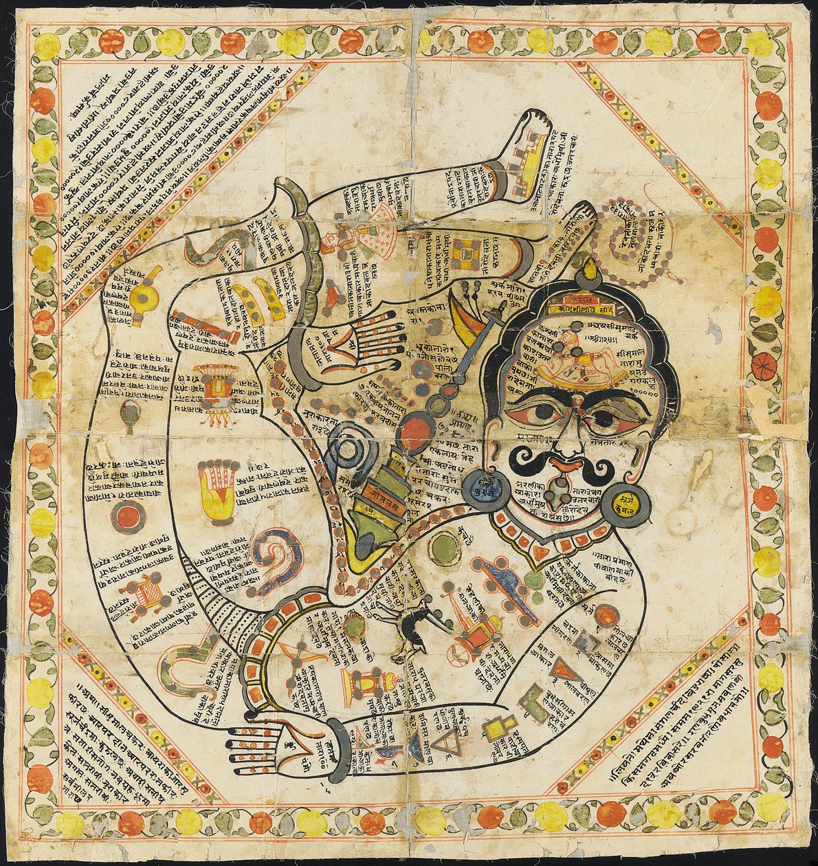 Jain tantrische Malerei, Rajasthan von Indian School