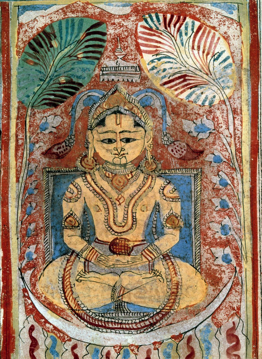 Jainismus: Darstellung eines Jain-Propheten von Indian School