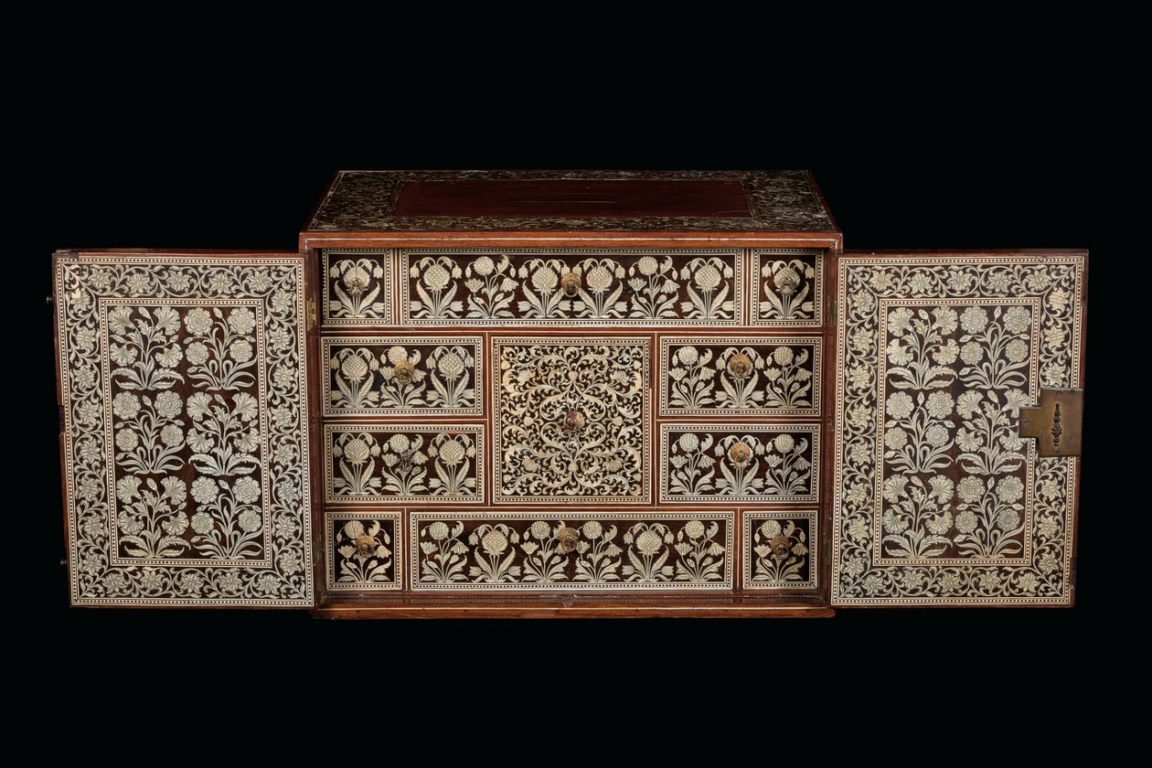 Mughal-Schrank, Gujarat oder Sindh, Westindien von Indian School