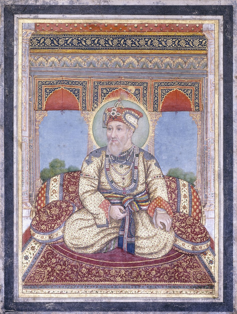 Porträt von Akbar Shah II, frühes 19. Jahrhundert von Indian School