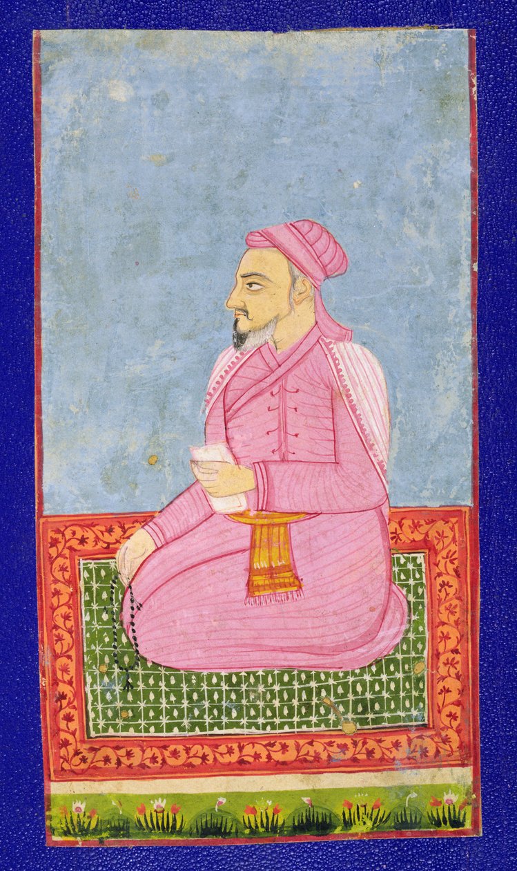 Shams Al-Umara, Illustration aus einem Buch über indische Mystiker von Indian School