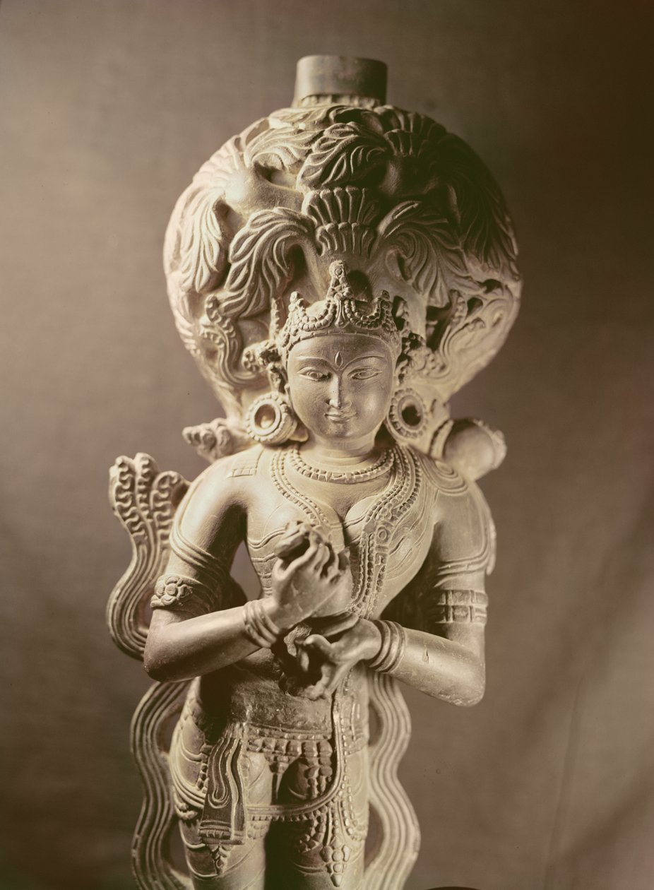 Statue von Ganga, Mahanad, Bengalen, Sena-Dynastie (1050-1202) von Indian School