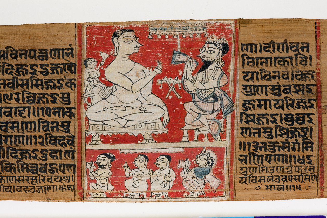 Vimalaprava spricht mit Raji und Lakshmi, ca. 1300 von Indian School
