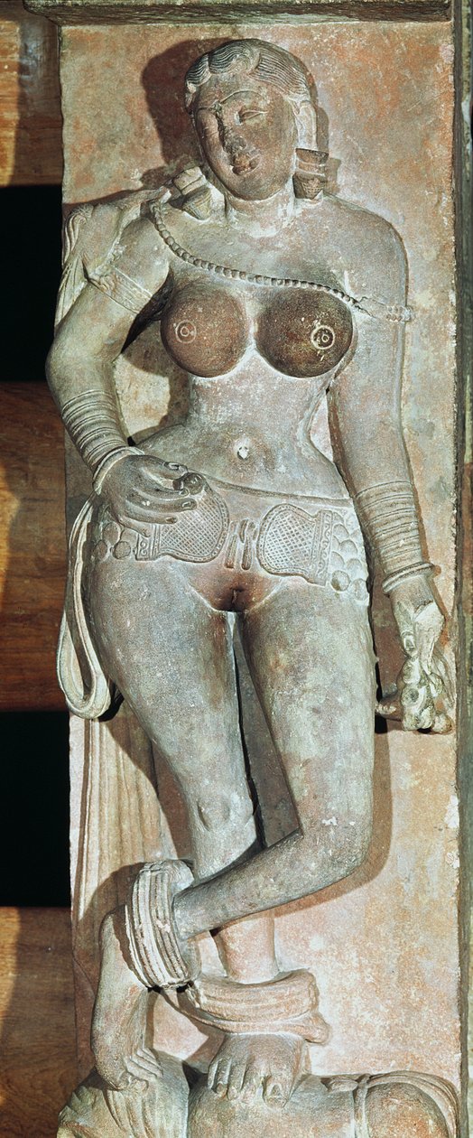 Yakshini, von einem buddhistischen Tor. Mathura, Uttar Pradesh, Kusana-Periode (30-241 n. Chr.) von Indian School