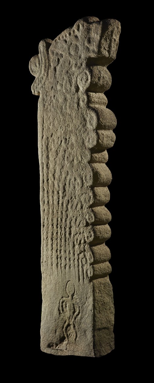 Gedenkstein oder Grabstein (penji reti), ca. 18. Jahrhundert (Stein) von Indonesian School