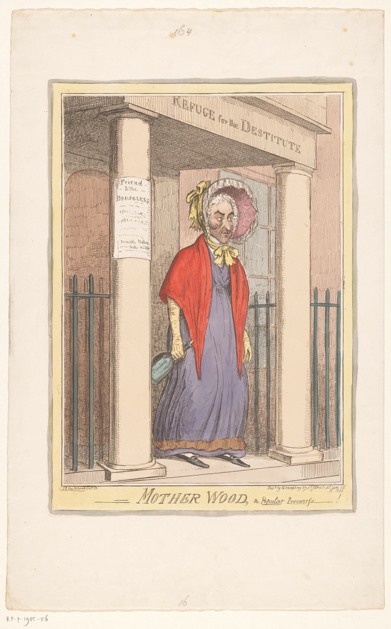 Karikatur auf Sir Matthew Wood, 1820 von Isaac Cruikshank