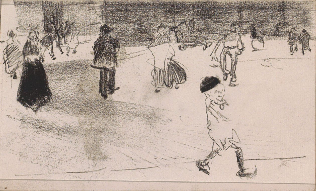 Figuren auf der Straße von Isaac Israels
