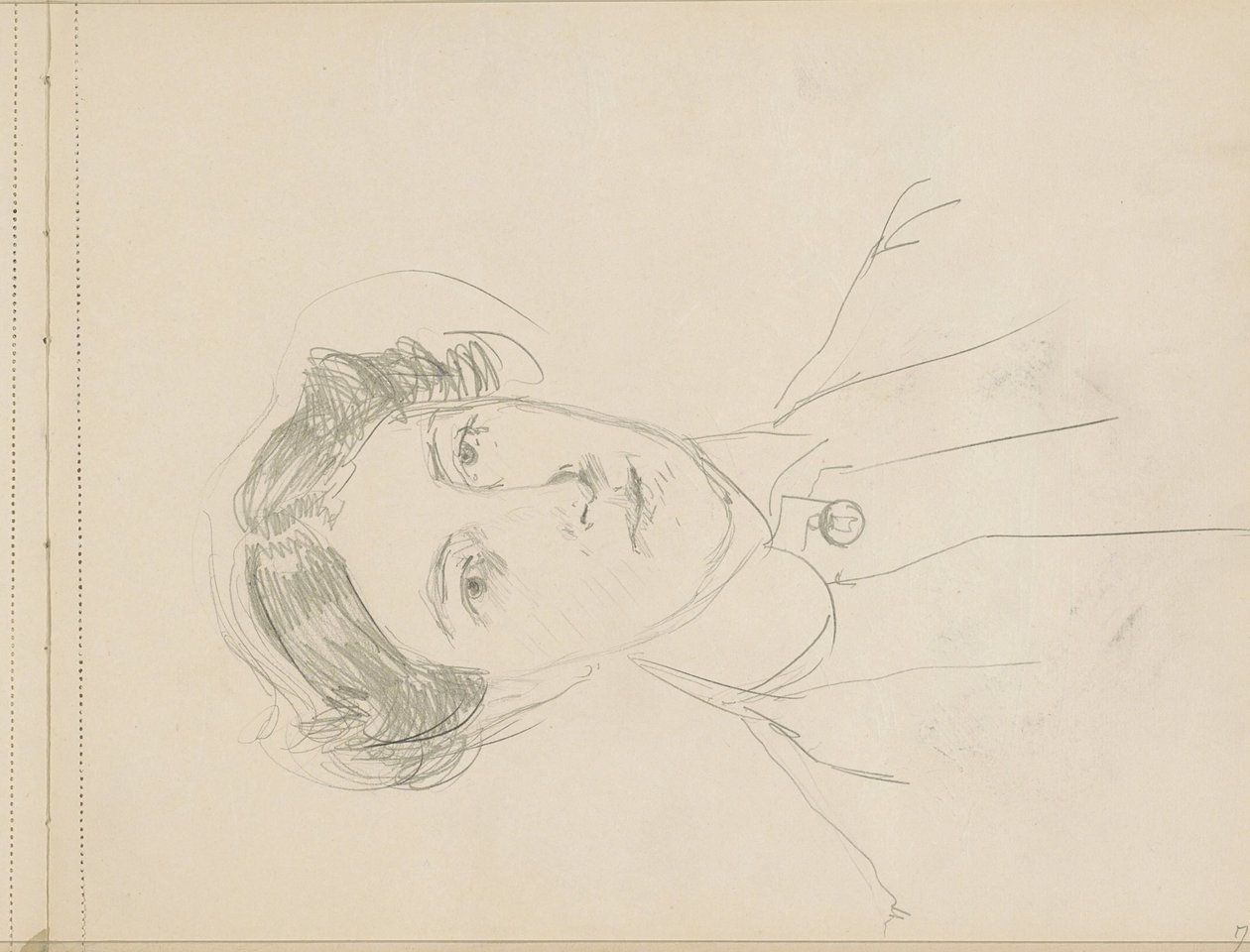 Porträt einer unbekannten Frau von Isaac Israels