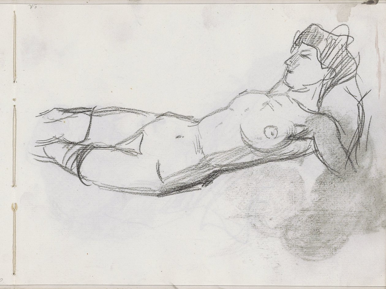 Liegender weiblicher Akt von Isaac Israels