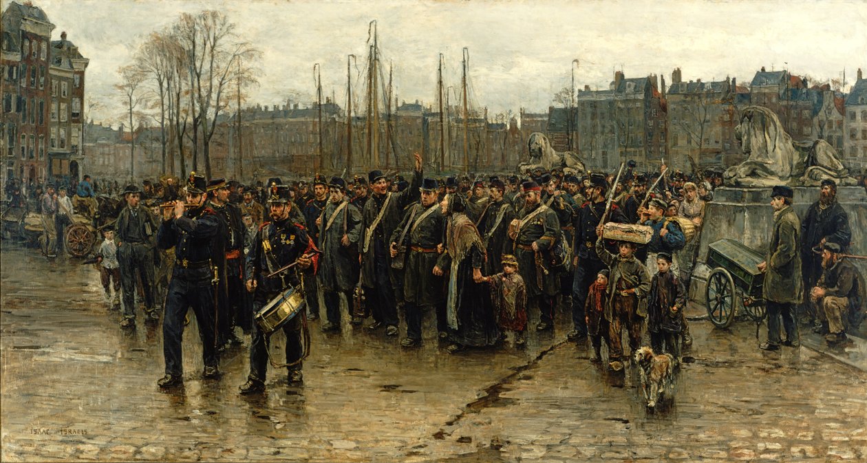 Transport von Kolonialsoldaten von Isaac Israels