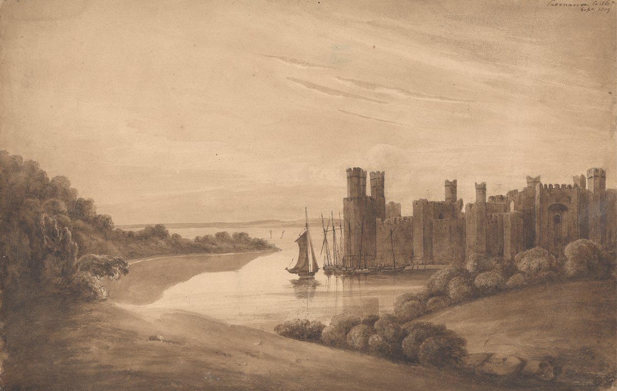 Caernarvon Castle von Isaac Weld