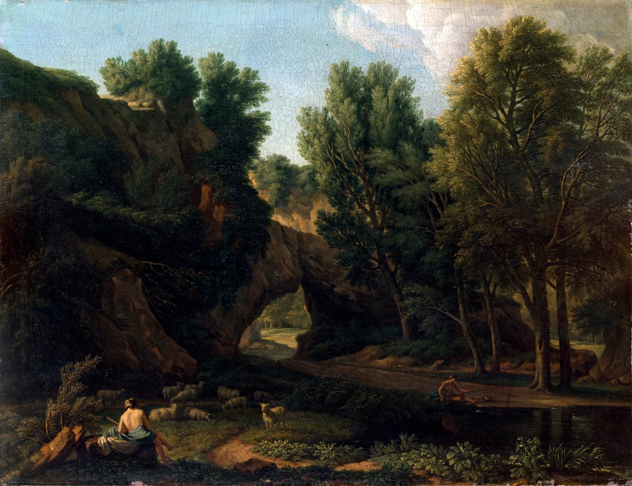 Landschaft, spätes 17. oder frühes 18. Jahrhundert von Isaac de Moucheron