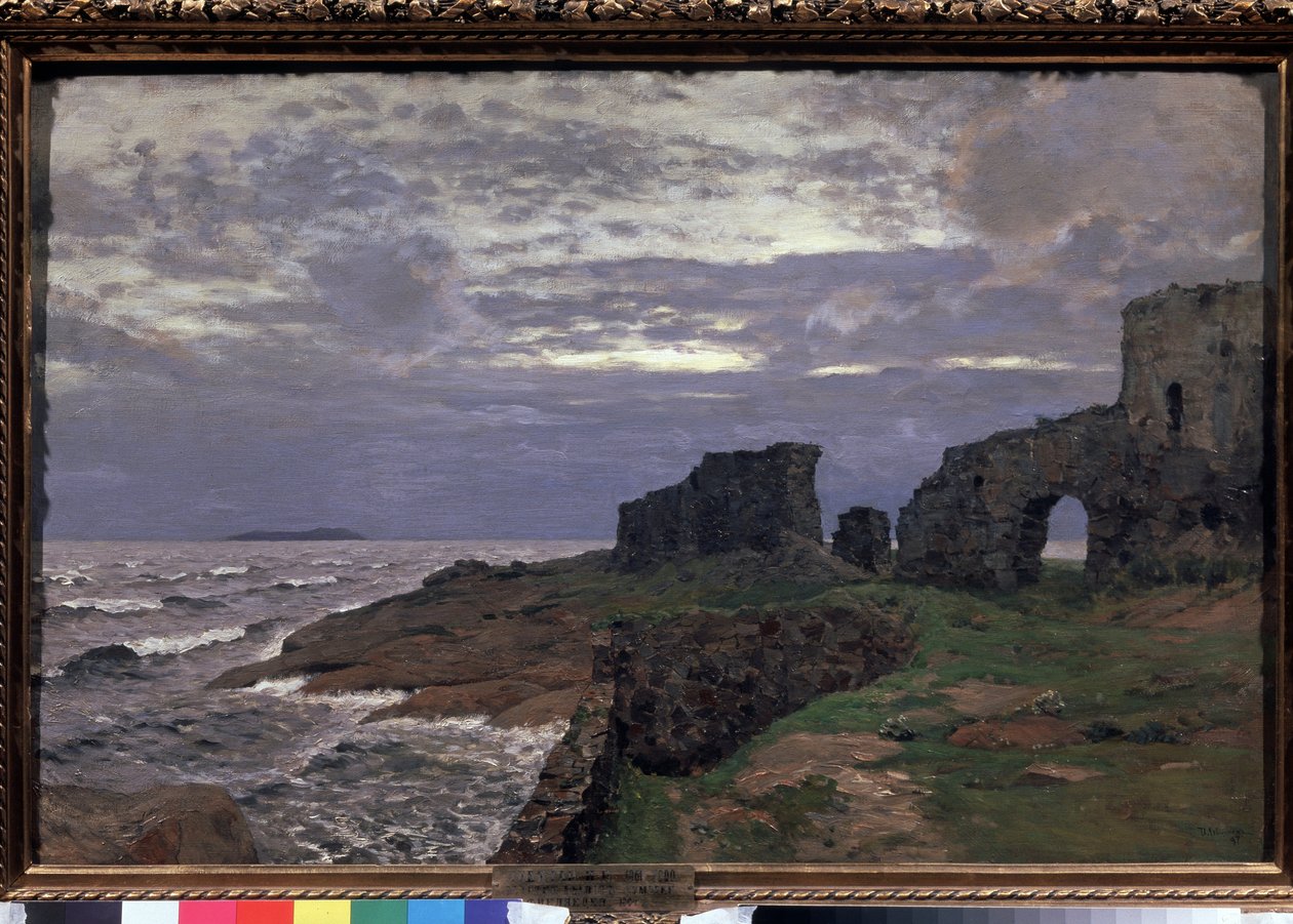 Überreste der Vergangenheit, Dämmerung, Finnland von Isaak Ilyich Levitan