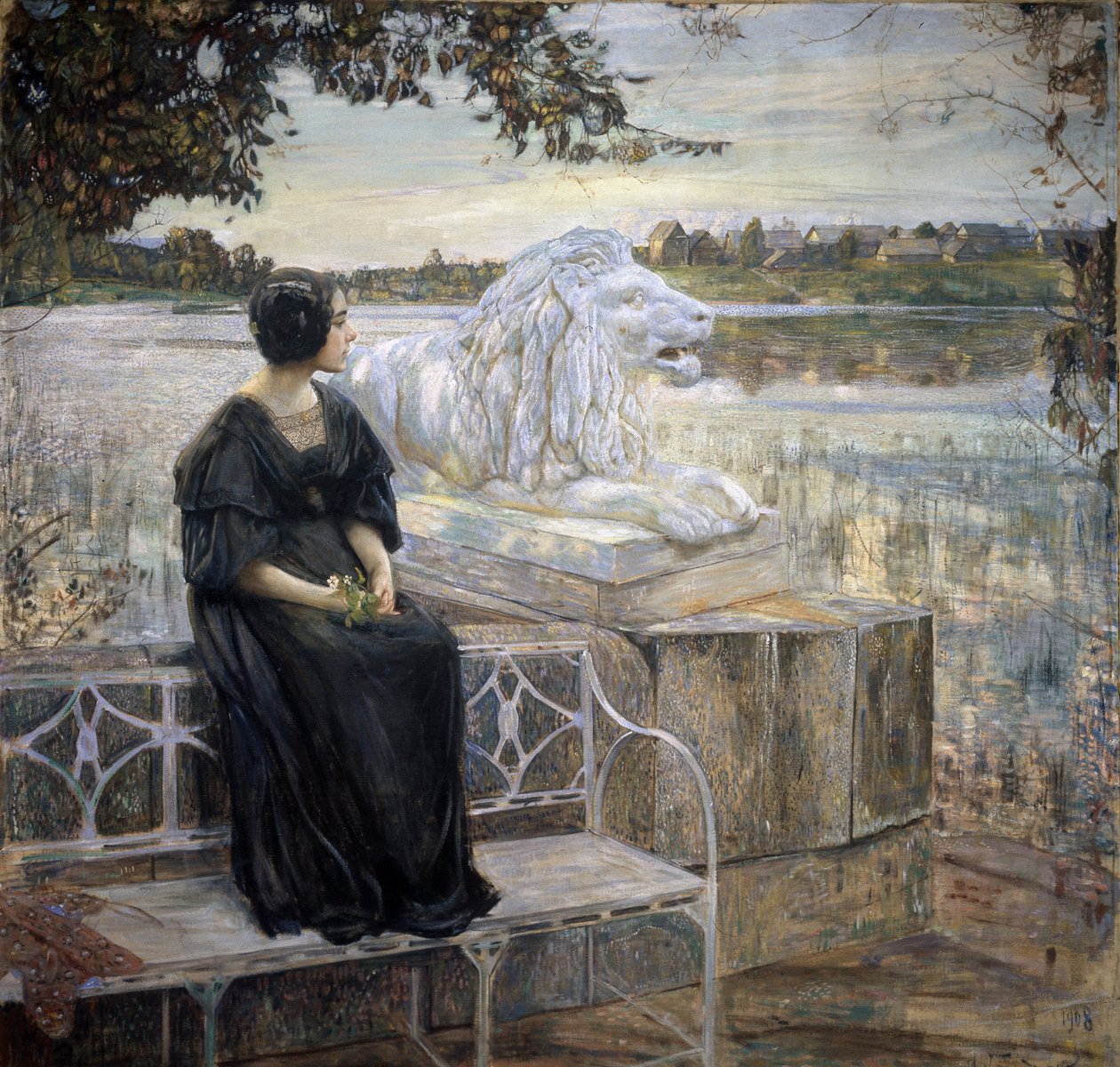 Porträt der Frau des Künstlers von Isaak Israilevich Brodsky