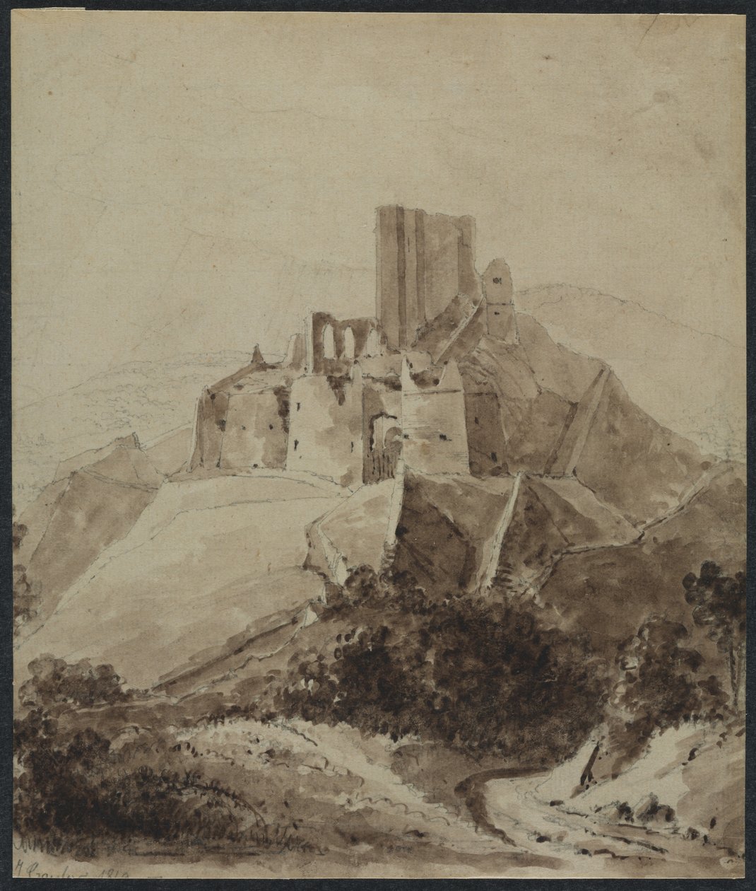 Ruinen von Château d