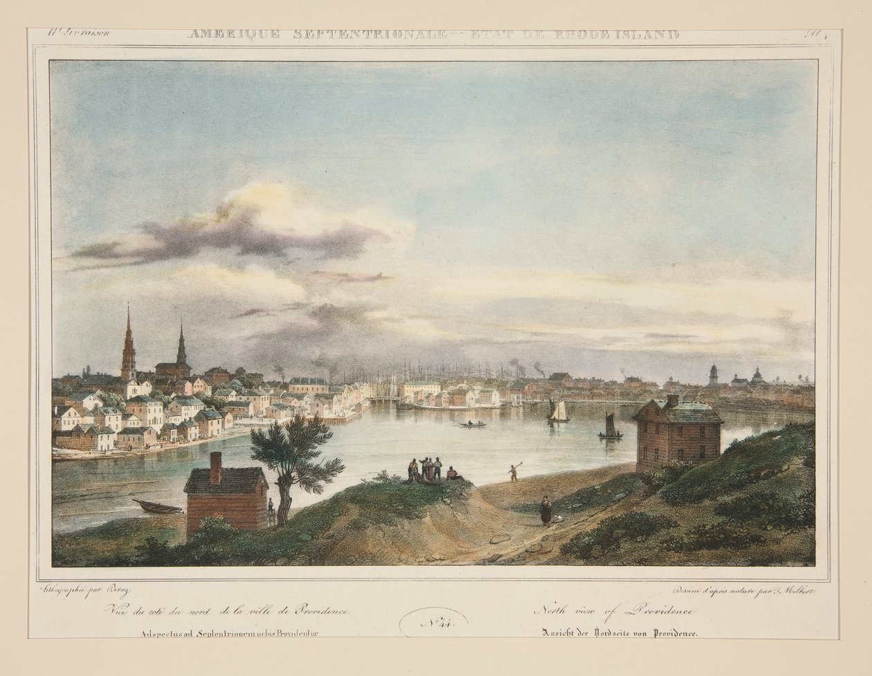Nordamerika - Staat Rhode Island. Nr. 44, Tafel 4 von Isidore Laurent Deroy