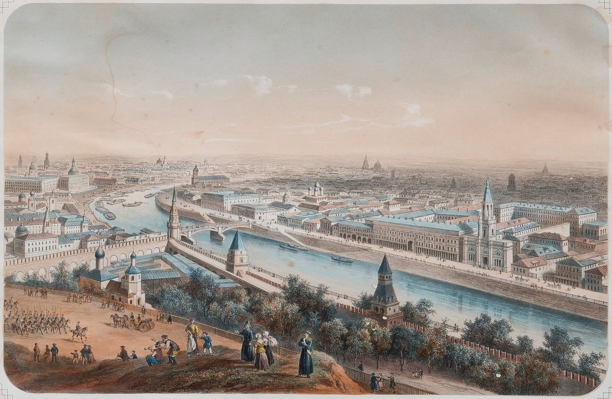 Panoramablick auf Moskau von Isidore Laurent Deroy