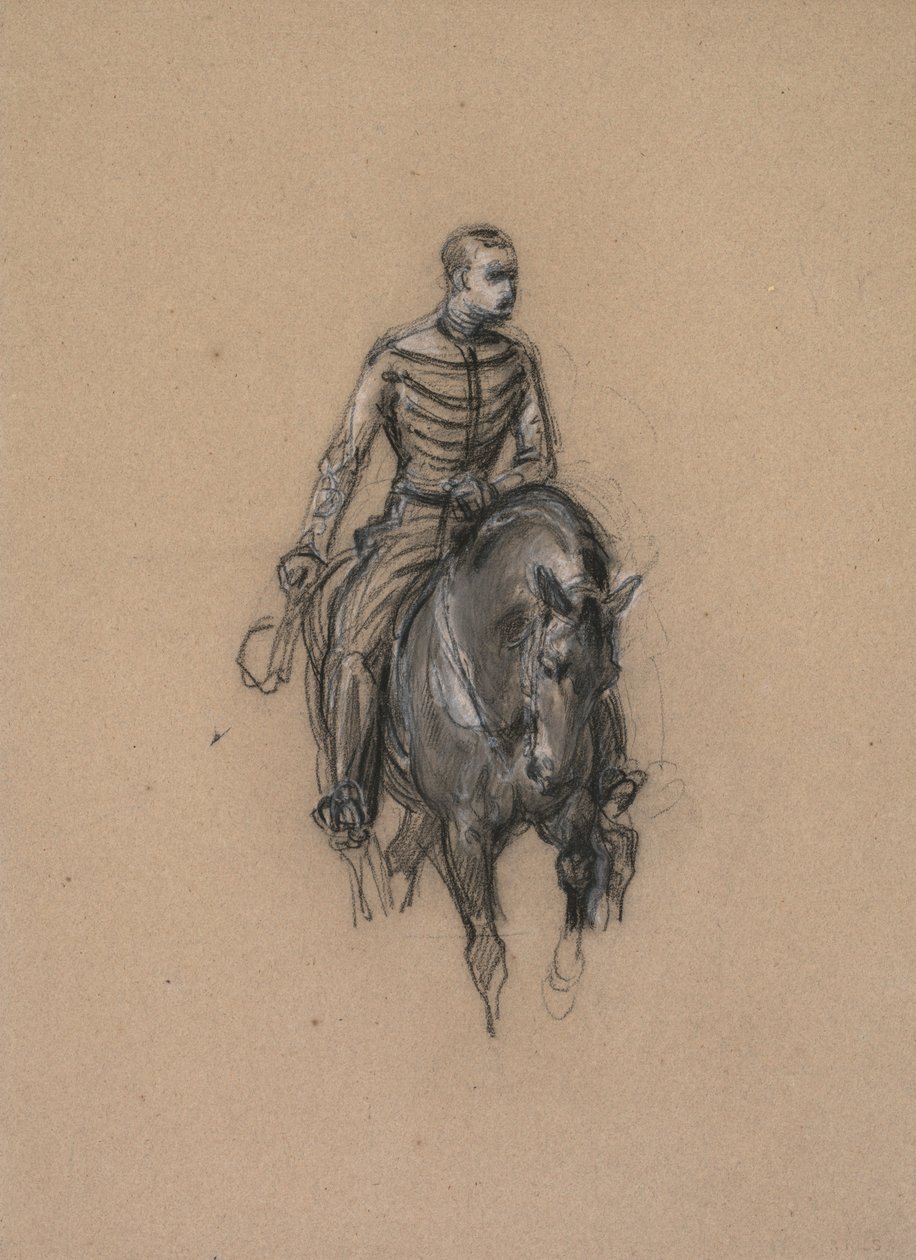 Soldat zu Pferd (Militaire à cheval) von Isidore Pils