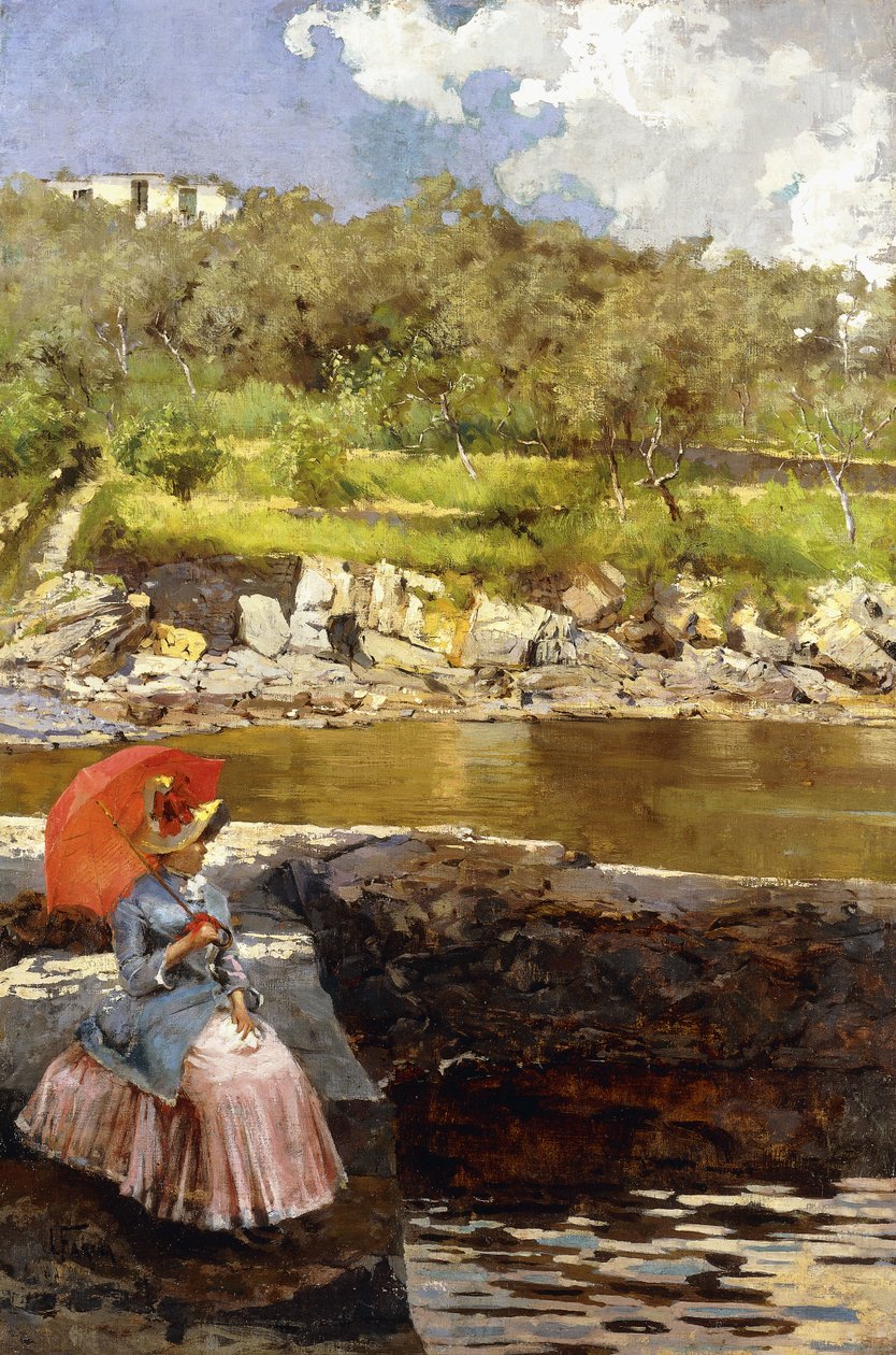 Der rote Sonnenschirm von Isidoro Farina