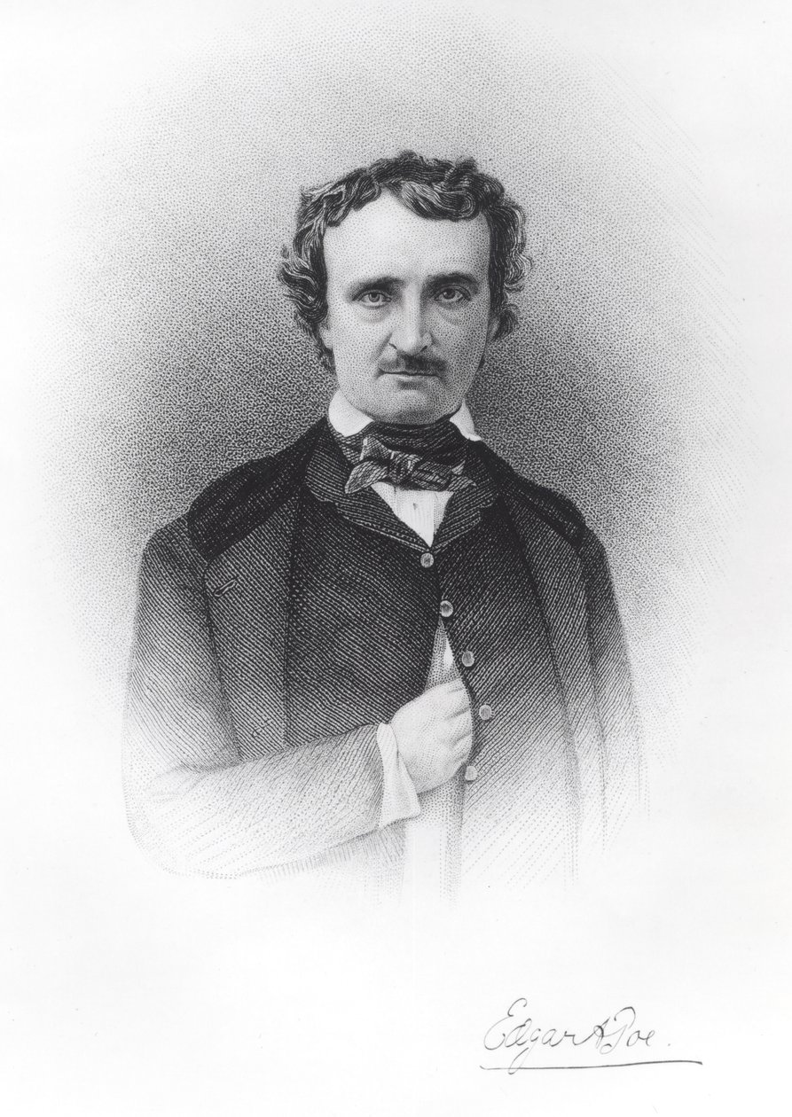Porträt von Edgar Allan Poe (1809-49) von Ismael Gentz