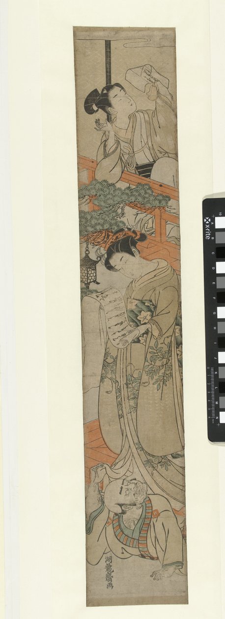 Parodie auf den siebten Akt des Chushingura-Stücks von Isoda Koryusai