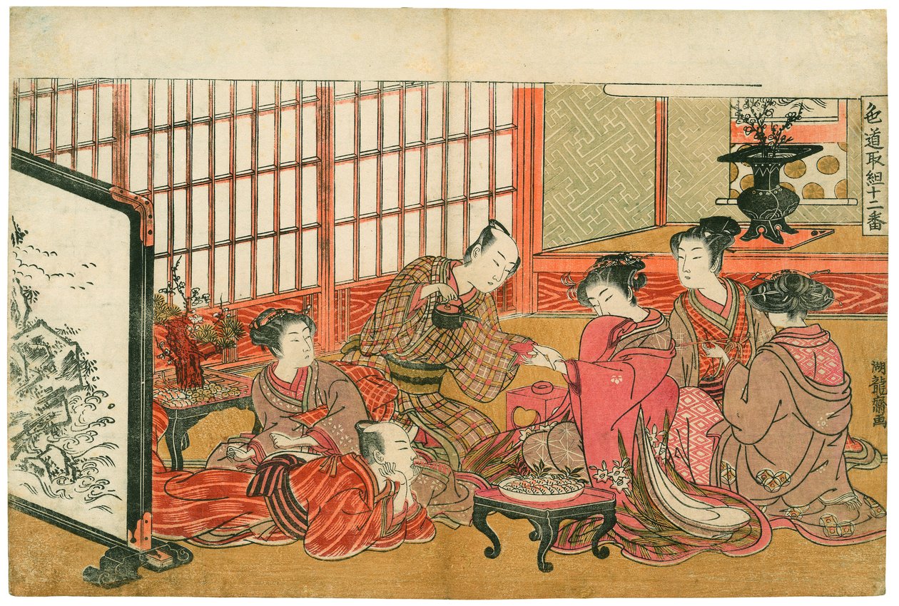 Party in Yoshiwara von Isoda Koryusai