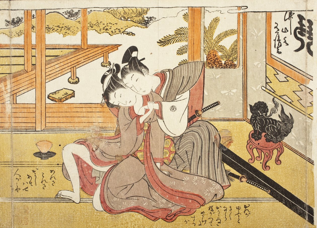 Unbetiteltes Bild aus einem erotischen Album von Isoda Koryusai