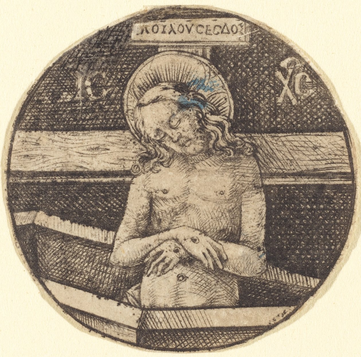 Christus als der Schmerzensmann von Israhel van Meckenem