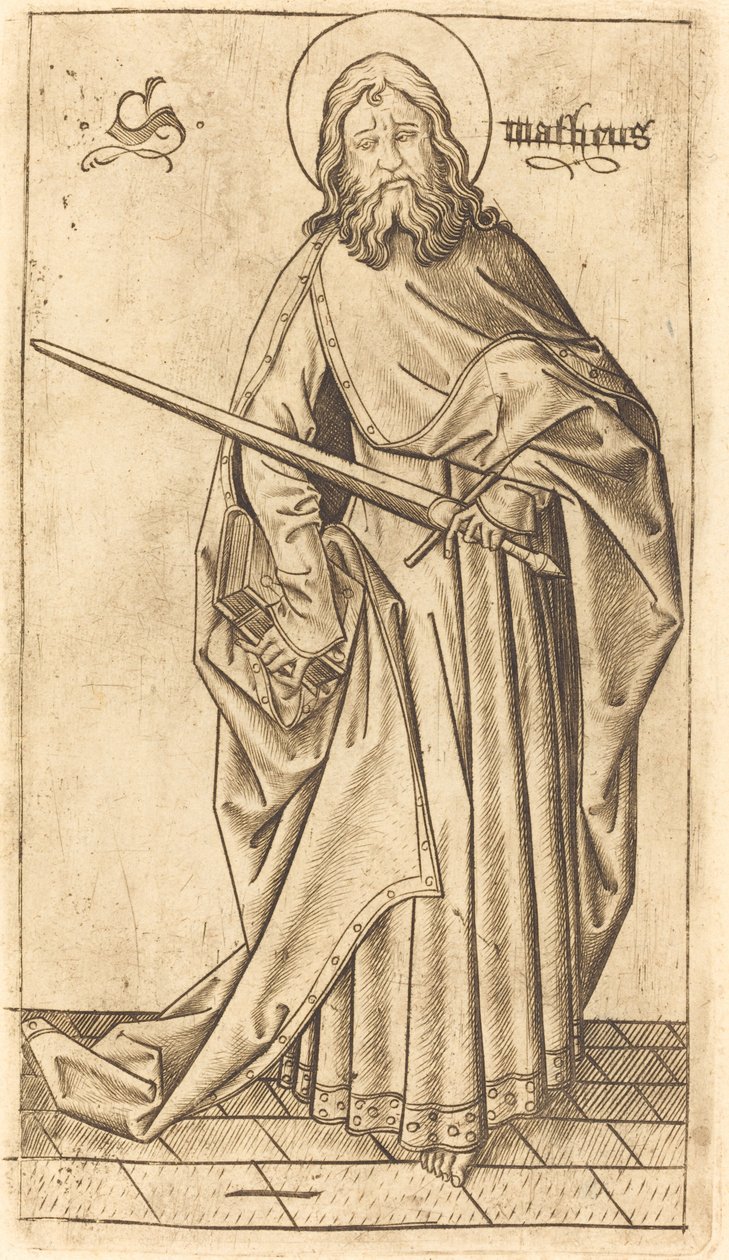 Paulus (?) oder Matthäus (?) von Israhel van Meckenem after Master E.S.