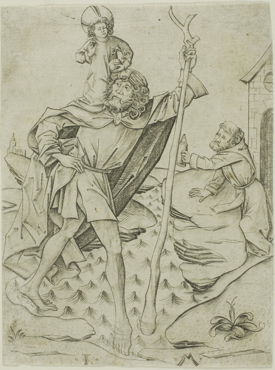 Sankt Christophorus von Israhel van Meckenem the younger