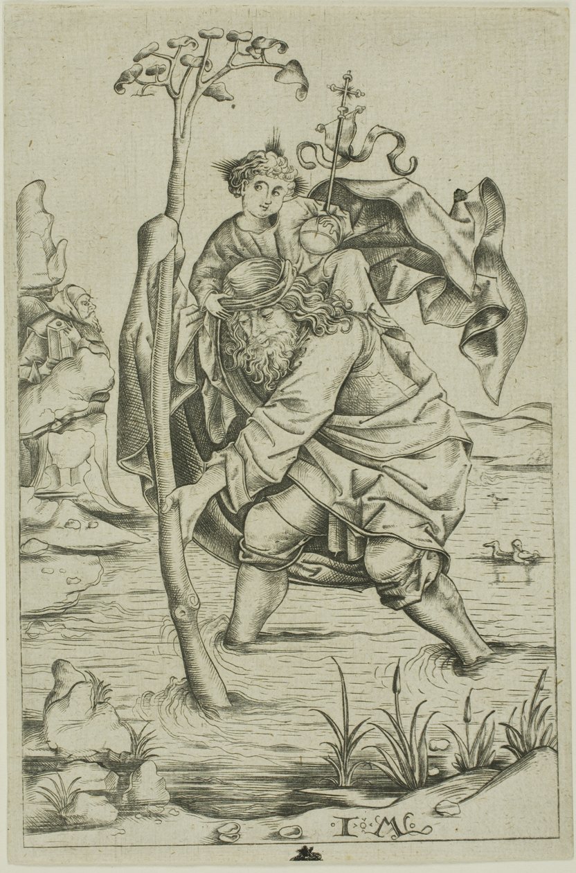 Heiliger Christophorus von Israhel van Meckenem the younger