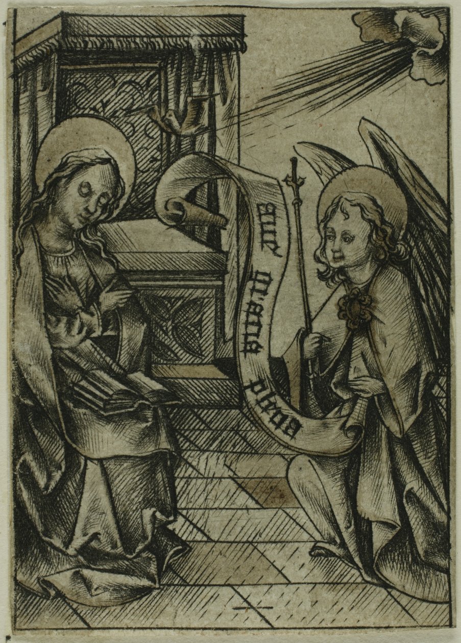 Die Verkündigung von Israhel van Meckenem the younger