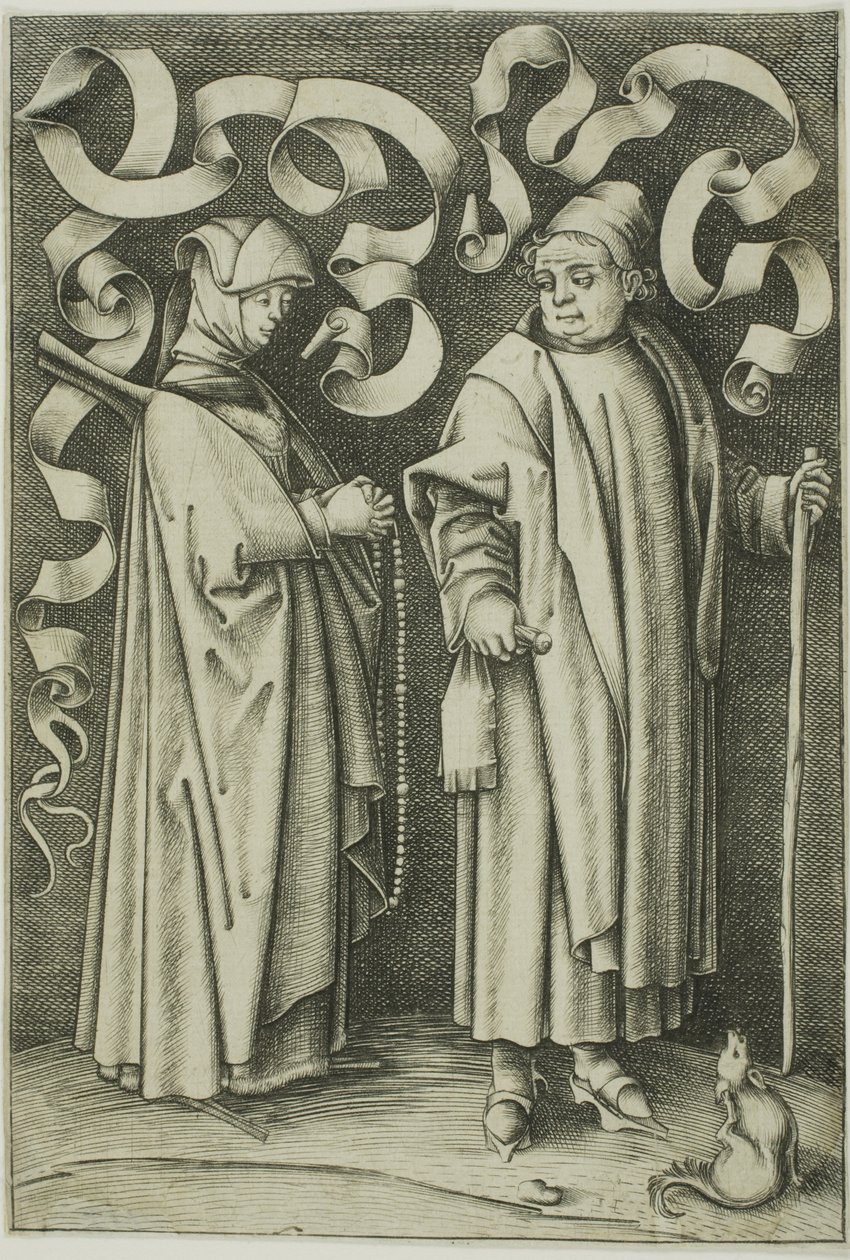 Die Kirchgänger von Israhel van Meckenem the younger