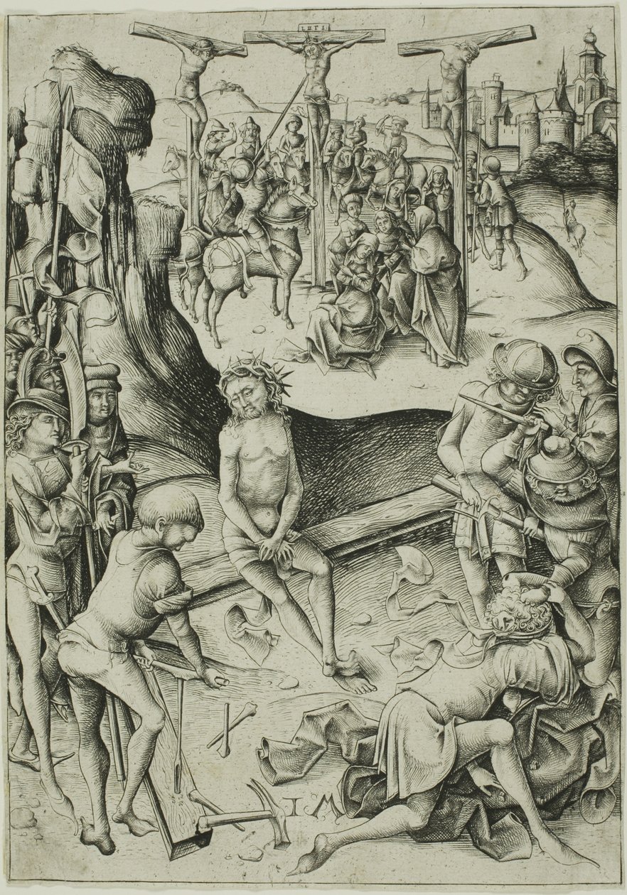 Die Kreuzigung von Israhel van Meckenem the younger