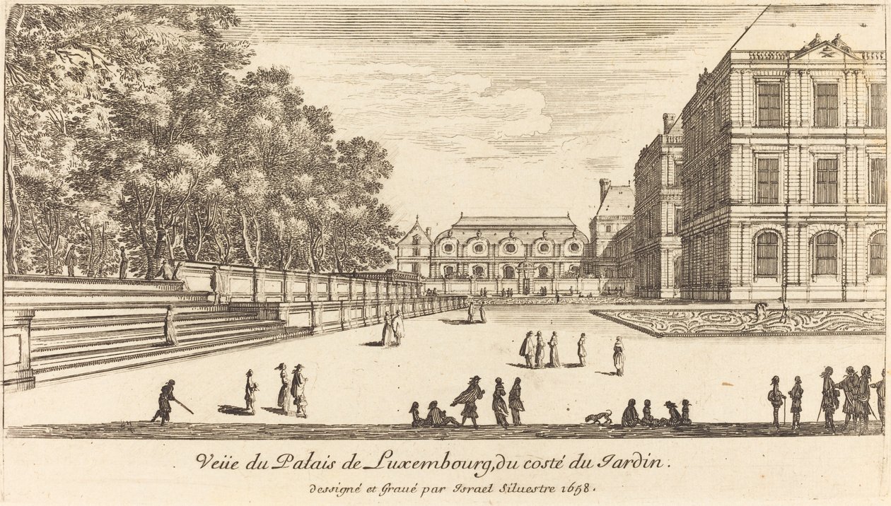 Ansicht von Luxemburg von Israël Silvestre