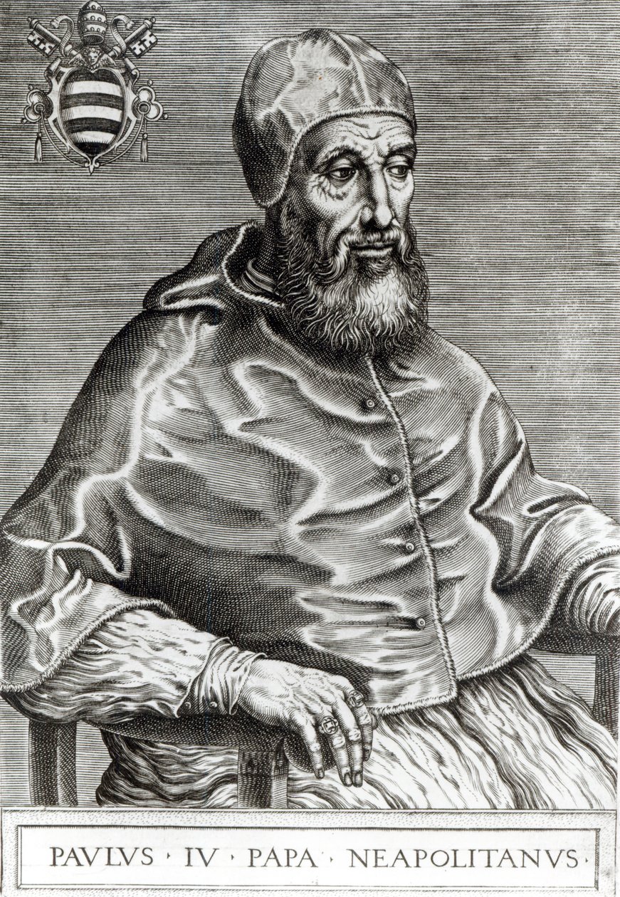 Porträt von Papst Pius IV., 1555 von Italian School
