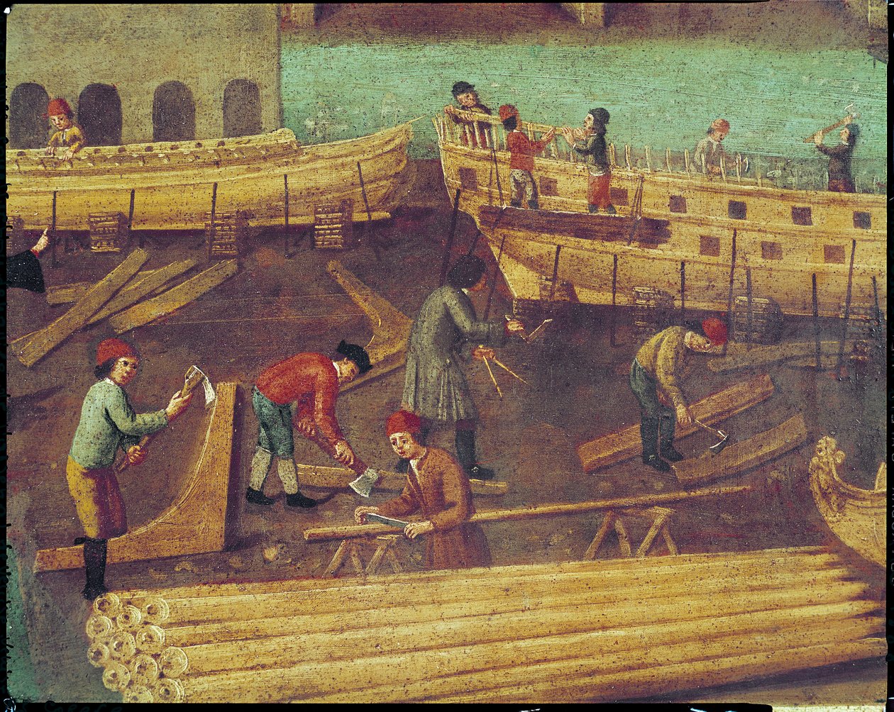 Schild für die Familie Marangoni der Schiffbauer, venezianisch, 1517 von Italian School