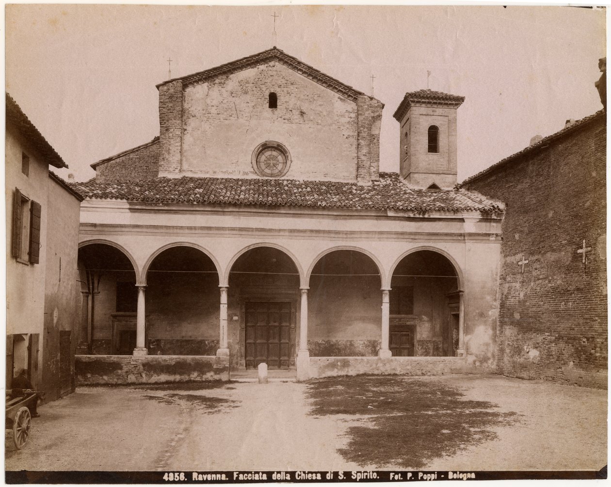 Kirche des Heiligen Geistes, Ravenna, Emilia-Romagna, Italien, Fotografie von Pietro Poppi, Bologna, ca. 1900 von Italian Photographer