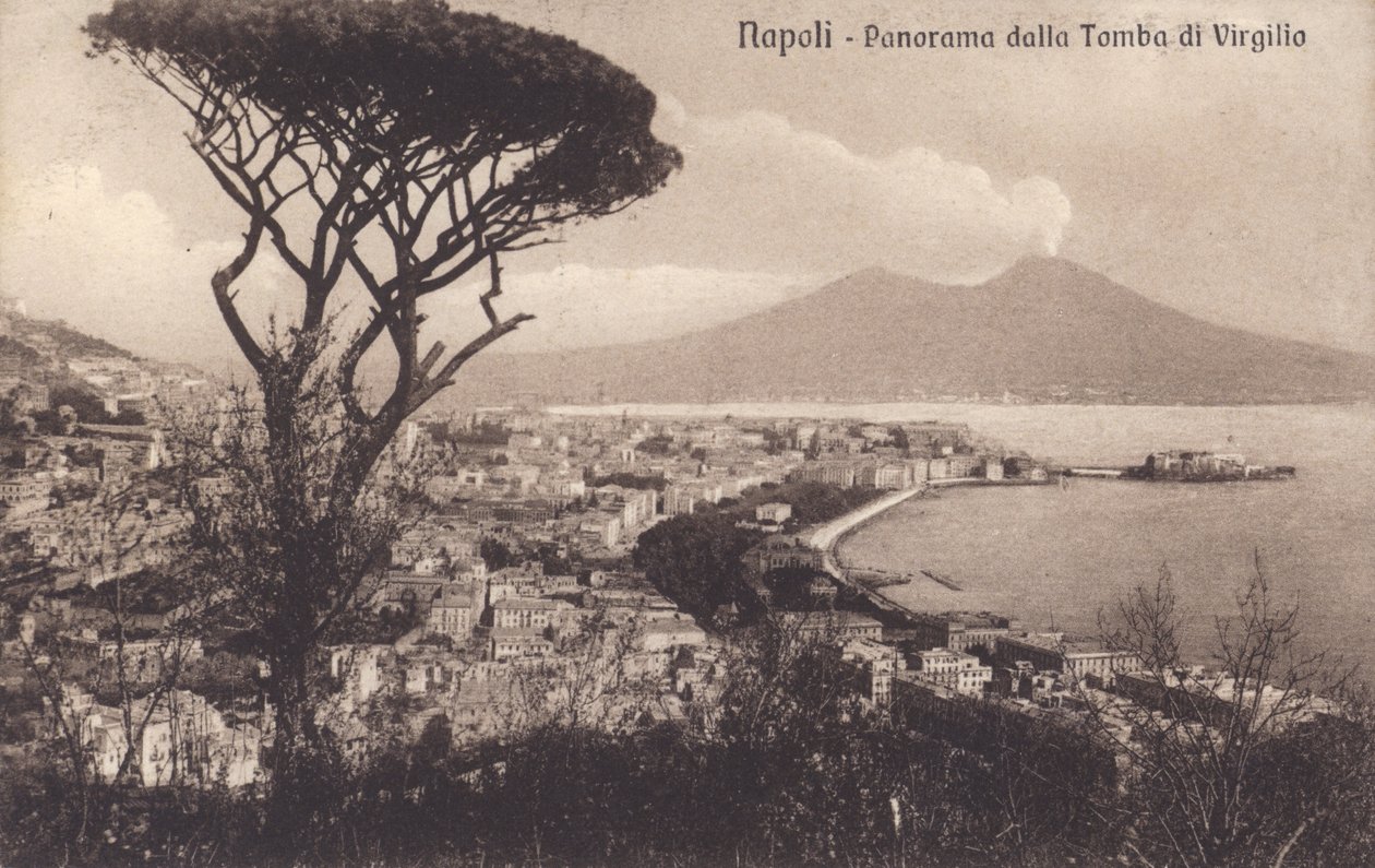 Neapel - Napoli, Panorama von der Grabstätte Virgils von Italian Photographer