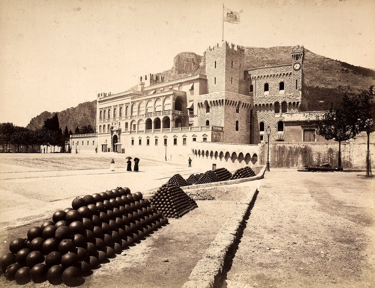 Der Fürstenpalast in Montecarlo, im Fürstentum Monaco von Italian Photographer