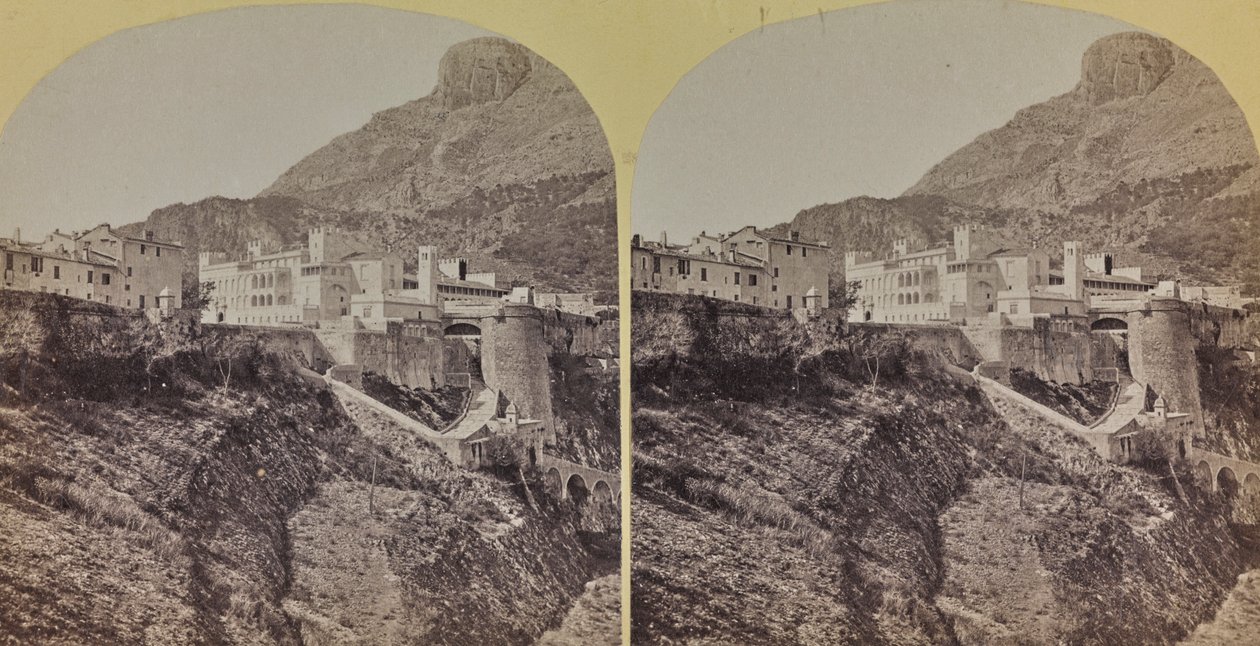 Ansicht des Fürstenpalastes im Fürstentum Monaco von Italian Photographer