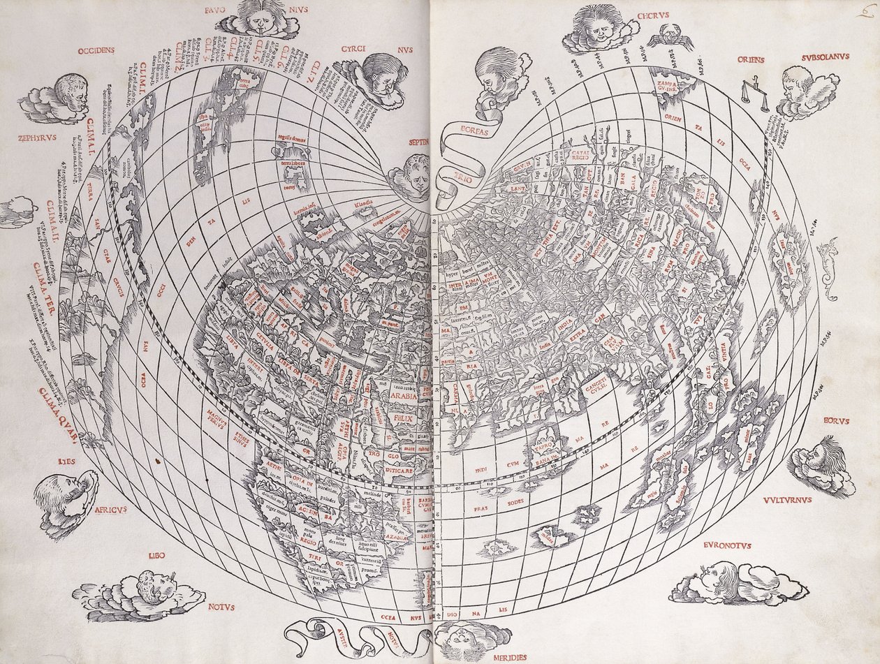 Eine Weltkarte, 1511 von Italian School
