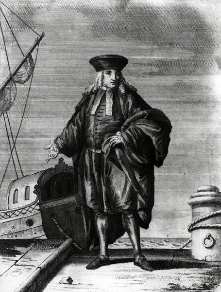 Ein Admiral aus dem venezianischen Arsenal (Gravur) von Italian School