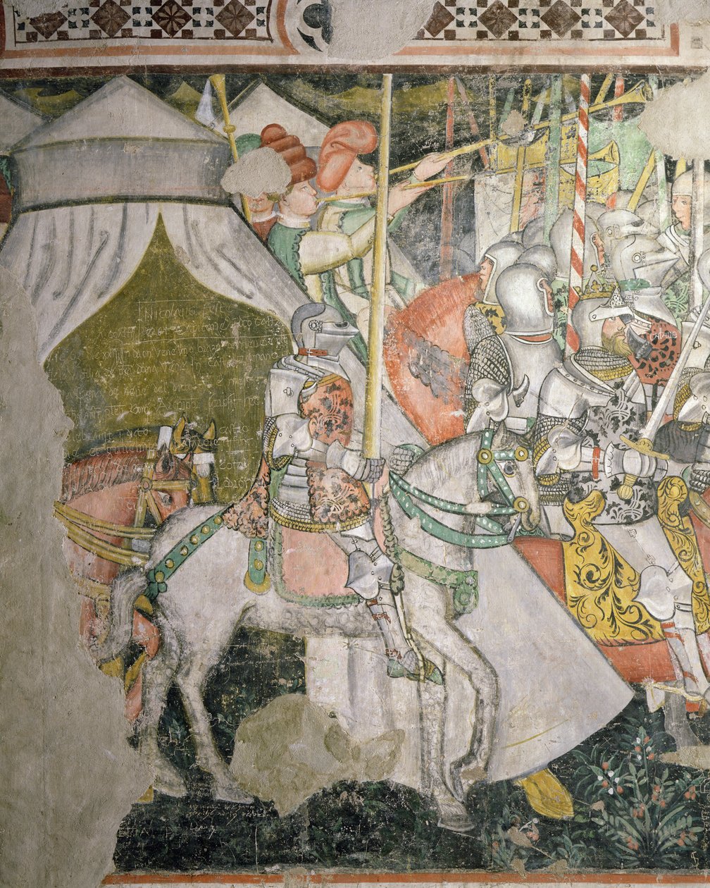 Armee zu Pferd, (Detail) von Italian School