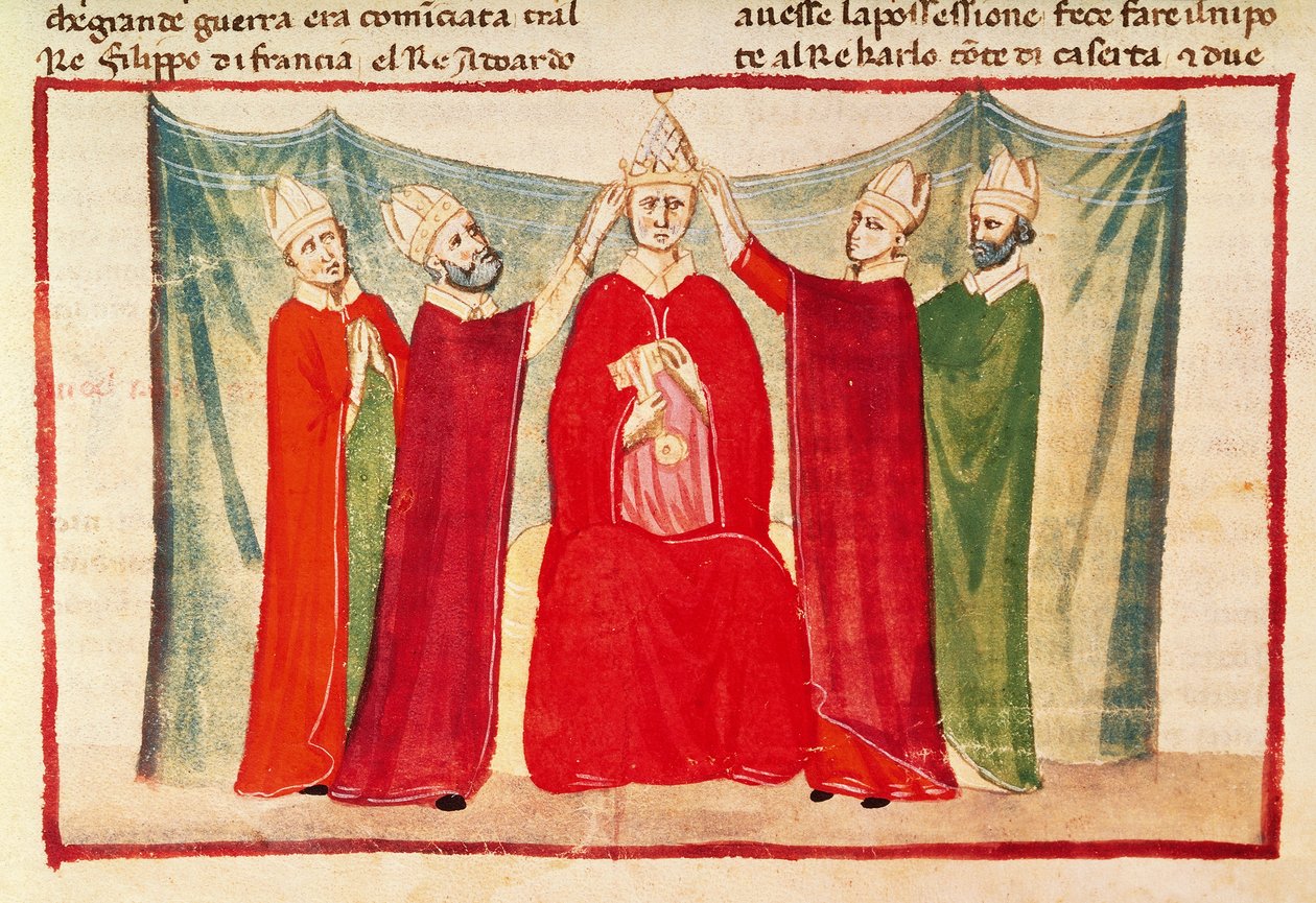 Krönung von Papst Bonifatius VIII. von Italian School