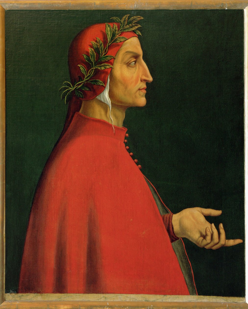 Dante Alighieri, italienischer Dichter, der die Divina Commedia schrieb von Italian School